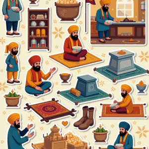 Indian Gods - Religious - Stickers Sheet v55